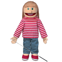 25" Emily (Anglo) Full Body Puppet
