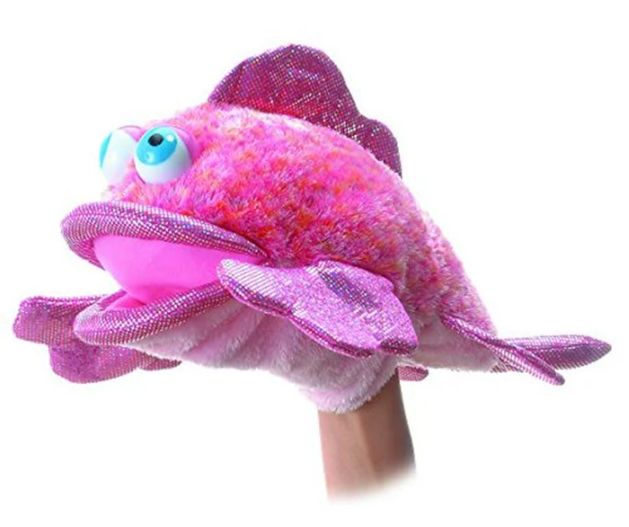 Coral the Tropical Fish Hand Puppet 12" - Click Image to Close