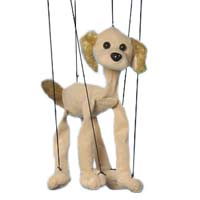 Baby Cocker Spaniel Dog Marionette String Puppet