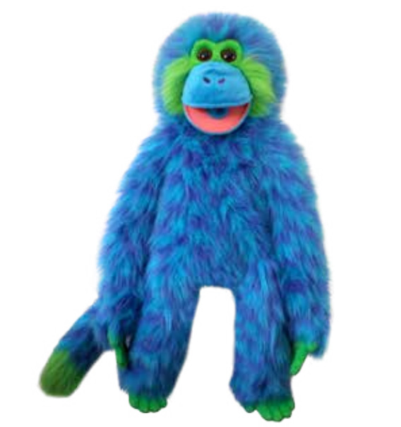 Full Body Colorful Monkey - Blue