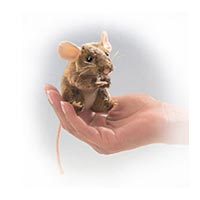 Professional Field Mouse Finger Puppet