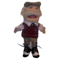 14" Grandpa (Golfer) Glove Puppet