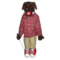 28" Hound Dog Full Body Ventriloquist Puppet