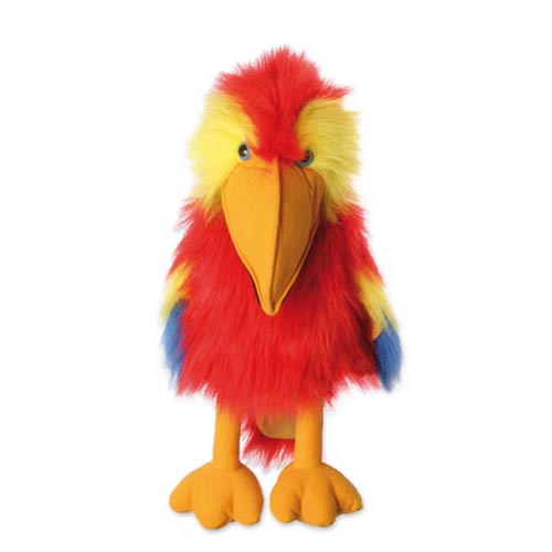 Professional Large Bird Scarlet Macaw Parrot Puppet - Click Image to Close