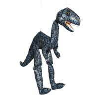 Large T-Rex Dinosaur (Dark Green) Marionette String Puppet