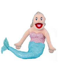 Mermaid Full Body Puppet (Blonde Hair)