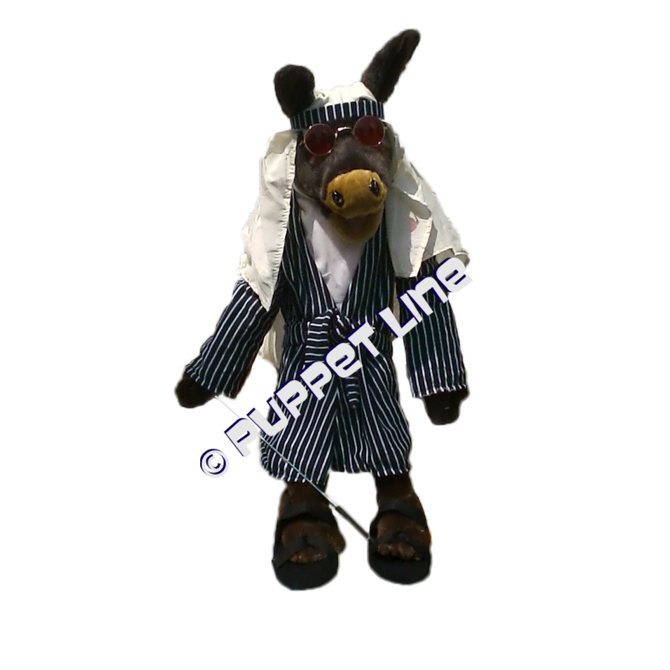 28" Donkey Desert Nomad Full Body Ventriloquist Puppet