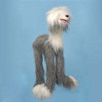 Large Sheepdog Marionette String Puppet