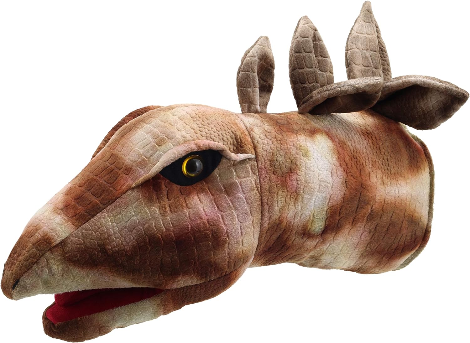 Large Dino Heads - Stegosaurus Dinosaur Hand Puppet - Click Image to Close