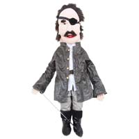 28" Pirate First Mate Full Body Puppet - Sculpted Face