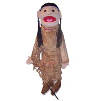 28" American Indian Girl Full Body Ventriloquist Puppet