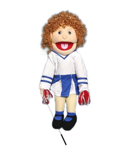 28" Cheerleader Girl (Anglo) Full Body Ventriloquist Puppet