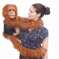 Wrap Around 38" Orangutan Monkey Puppet Wrap Around 38" Orangutan Monkey Puppet