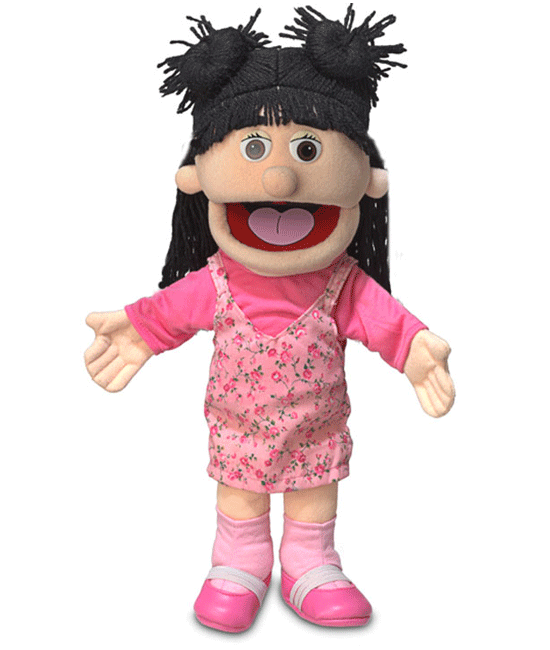 14" Susie (Anglo) Glove Puppet - Click Image to Close