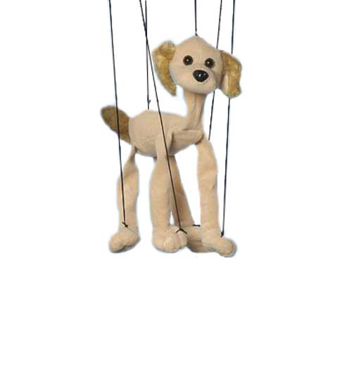 Baby Cocker Spaniel Dog Marionette String Puppet - Click Image to Close