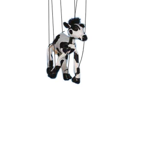 Baby Cow Marionette String Puppet - Click Image to Close
