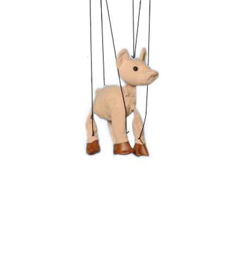 Baby Pig Marionette String Puppet - Click Image to Close
