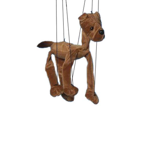 Baby Shar-pei Dog Marionette String Puppet - Click Image to Close