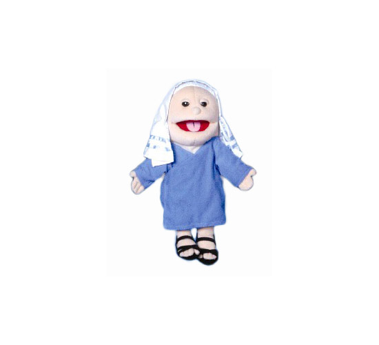 14" Sarah Biblical Glove Puppet - Click Image to Close