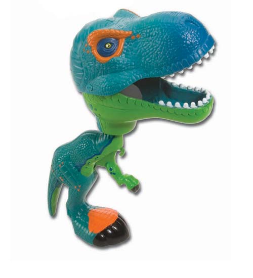 Chompers T-Rex Green - Click Image to Close