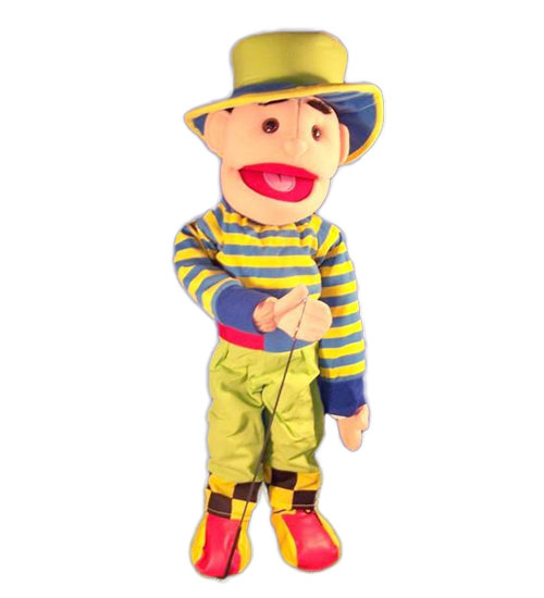 28" Clown (Boy) Full Body Ventriloquist Puppet - Click Image to Close