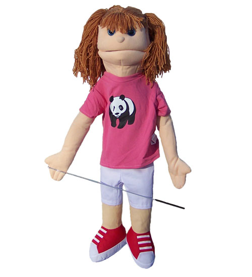 Dual Entry Full/Half Body 28" Susan Puppet - Click Image to Close