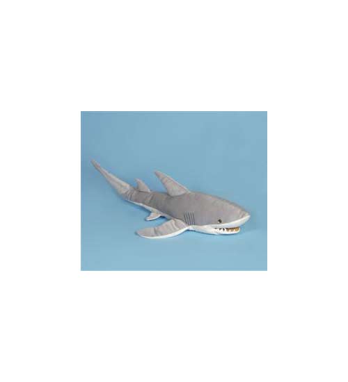 24" Great White Shark Puppet - Click Image to Close