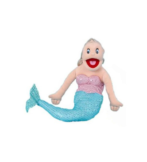 Mermaid Full Body Puppet (Blonde Hair) - Click Image to Close