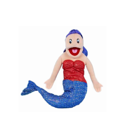 Mermaid Full Body Puppet (Purple Hair) - Click Image to Close