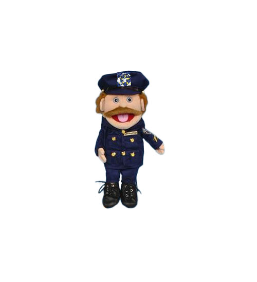 14" Policeman (Anglo) Glove Puppet - Click Image to Close