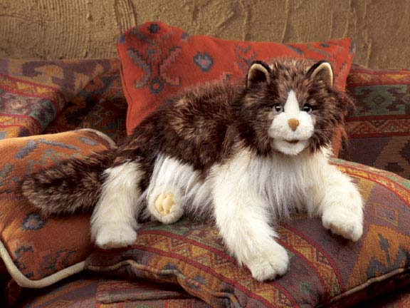 Folkmanis Ragdoll Cat Puppet - Click Image to Close
