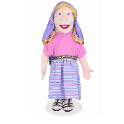 28" Sculpted Face - Mary Magdalene Full Body Puppet - Click Image to Close