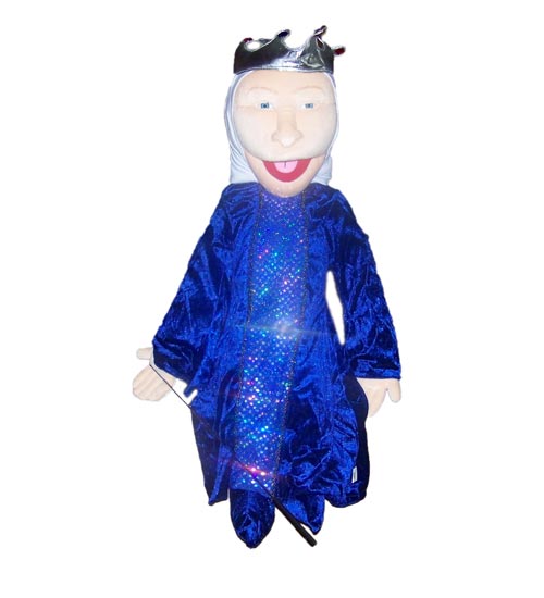 28" Queen Full Body Puppet - Sculpted Face - Click Image to Close