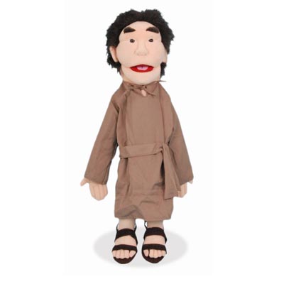 28" Sculpted Face - Shepherd Full Body Puppet - Click Image to Close