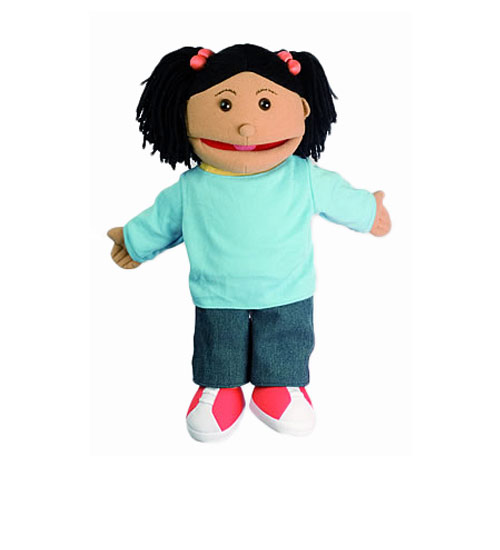 Small Puppet Buddies Girl (Hispanic) - Click Image to Close