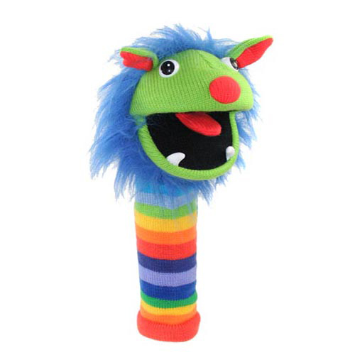 Sock Puppet - Rainbow - Click Image to Close