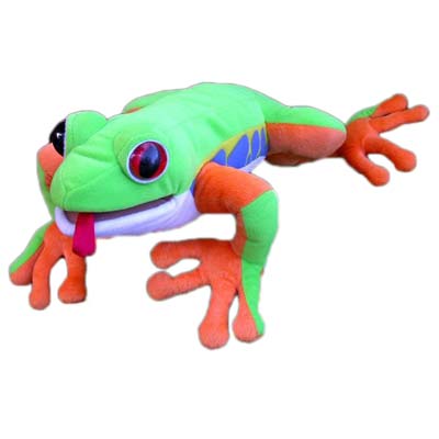Tree Frog 12" Hand Puppet - Click Image to Close