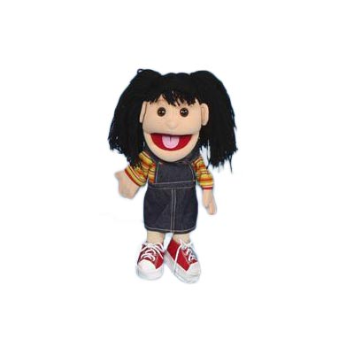14" Becky Hispanic Girl Glove Puppet - Click Image to Close
