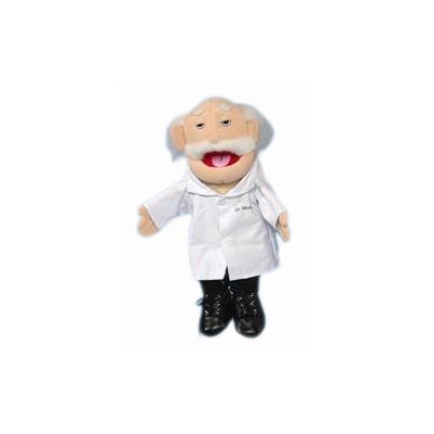 14" Dr. Moody (Anglo) Glove Puppet (Doctor) - Click Image to Close