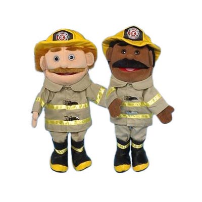14" Firefighters Glove Puppet Starter Set - Click Image to Close