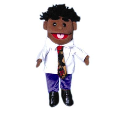 14" Aaron (African) Glove Puppet - Click Image to Close
