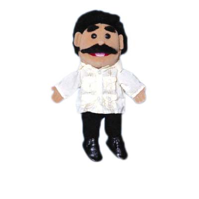 14" Antonio (Hispanic) Glove Puppet - Click Image to Close