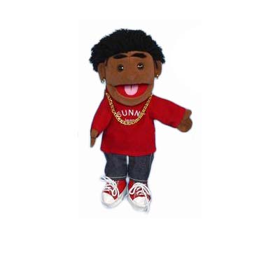 14" Marcus (African) Glove Puppet - Click Image to Close