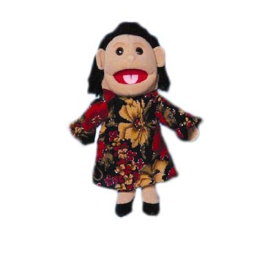 14" Sophia (Hispanic) Glove Puppet - Click Image to Close