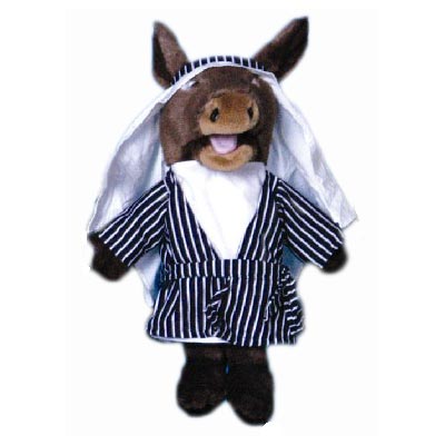 14" Donkey Desert Nomad Glove Puppet - Click Image to Close