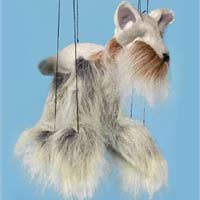 Baby Yorkshire Terrier Dog Marionette String Puppet