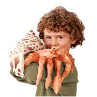 Folkmanis Hermit Crab Hand Puppet