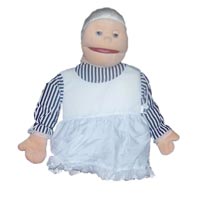 14" Half Body Stage Puppet Grandma