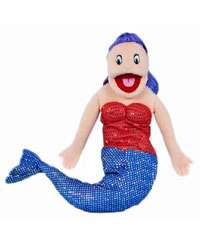 Mermaid Full Body Puppet (Purple Hair)
