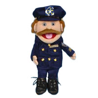 14" Policeman (Anglo) Glove Puppet